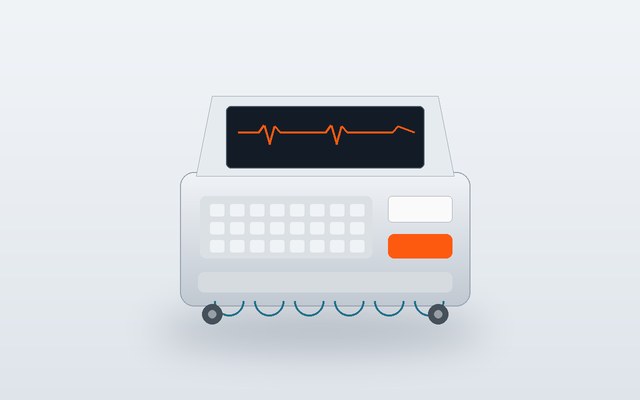 12-Channel Digital ECG Machine